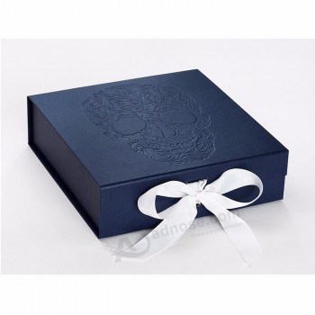 logotipo de tamaño personalizado lujo perfecto impresión cosmética compras regalo set embalaje caja de papel hecho en guangzhou