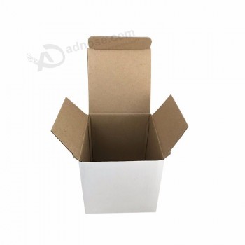 Caixa de papelão ondulado personalizado papel branco embalagem de papelão papelão caixa de luz colorida