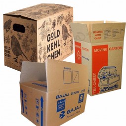 benutzerdefinierte Größe und Logo Versand Verpackung Versand Wellpappe Karton Box