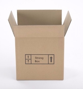 Tamanho personalizado marrom forte caixas de transporte de papelão ondulado caixas de correio