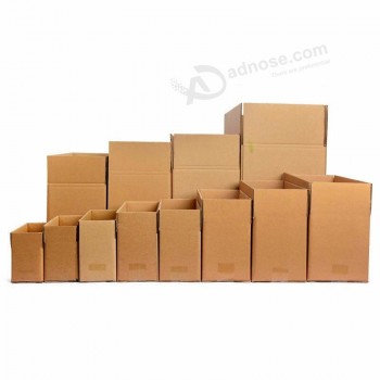 갈색 이동 포장 상자 골판지 판지 배송 상자 포장