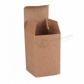 scatole d'imballaggio rettangolari di profumo di carta kraft promozionale in bianco con stampa offset