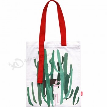 ISO bsci factory eco-friendly degradabile personalizzato in cotone organico shopping bag e borsa in tela cerata regalo cerato