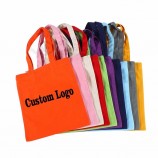 Borsa tote in tela con cerniera personalizzata ECO verde con logo