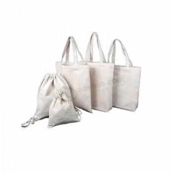 Großhandel benutzerdefinierte hochwertige 100% Baumwolle Shopping Canvas Tasche