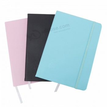 2020 A5 Dot Grid Hardcover PU Leder benutzerdefiniertes Drucktagebuch wöchentlich monatlich täglich Notizbuch mit Pen Papier Notizbuch Lieferant