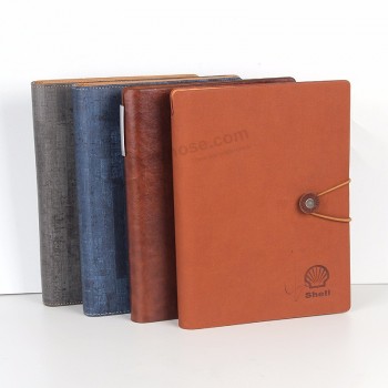 Clássico artesanal do vintage colorido promoção de couro personalizado a5 caderno diário de viagem pessoal caderno de exercícios