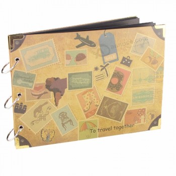 Scrapbook Photo Albums with Stickers for recording Gifts, Travel book, Photo Storage