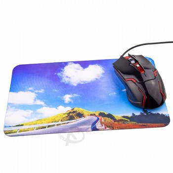 promotional logo printed natural rubber gaming mouse Pad