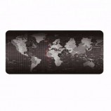 Tamanho grande forma personalizada de borracha de microfibra mapa do mundo de jogos mouse pad personalizado grandes mouse pads