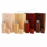 regalo di design unico 4 8 16 32 GB Memoria USB in legno Chiavetta USB con scatola in legno