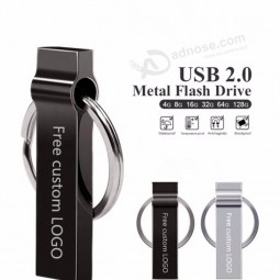 USB-Flash-Laufwerk 64 GB 32 GB Metall-Pen-Laufwerk 128 GB Flash-Speicherstick 16 GB 8 GB Pendrive-Flash-Disk USB 2.0-Stick kostenlos benutzerdefiniertes Logo
