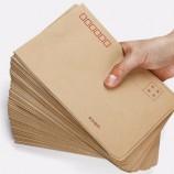 barato impressão personalizada envelope de papel kraft