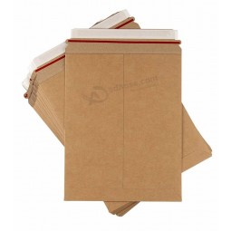 Custom cardboard kraft envelope mailer hard envelope