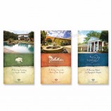 Professional three folders DL flyer full color design for print service