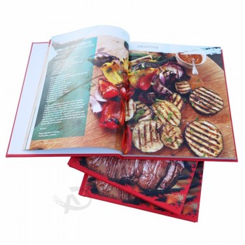 livro de catálogo personalizado com impressão de livro de capa dura para a promoção de negócios
