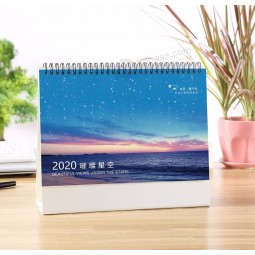 calendário personalizado da mesa 2020 Pad para o organizador da mesa de escritório