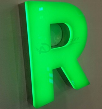 High Quality Mini Acrylic Luminous Words led lighting up custom led 3d alphabet letter neon sign