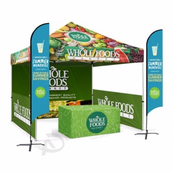Custom advertising outdoor large 10x20 trade show tent canopy 10x10ft