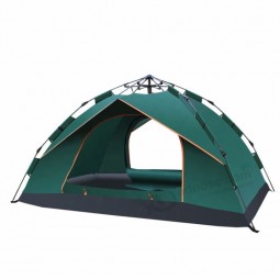 tenda da campeggio per escursionismo da spiaggia pop-up automatica pieghevole pieghevole impermeabile impermeabile per famiglie di grandi dimensioni in fibra di vetro