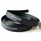 Siebdruck geprägtes Logo benutzerdefinierte Ripsband mit Logo für Geschenkverpackungsfeier