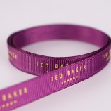 benutzerdefinierte Grosgrain personalisierte Band Markenname Logo gedruckt Samtband Z04