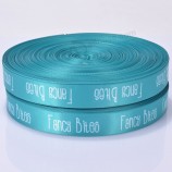 custom logo polyester printed satin ribbon