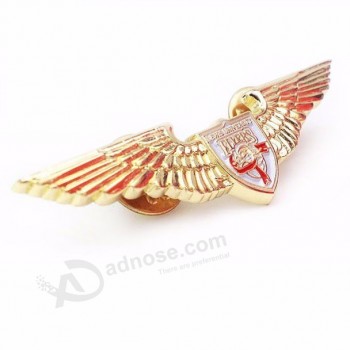 New Hot Custom Airline Pilot Wings Metal Badge Lapel Pin China