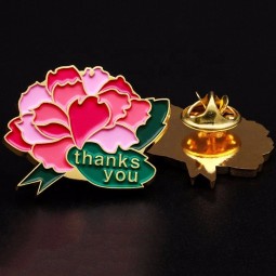China Factory Custom Logo Design Personalized Metal Brooch Badges Community Club Enamel Lapel Pin for clothes hats or bags