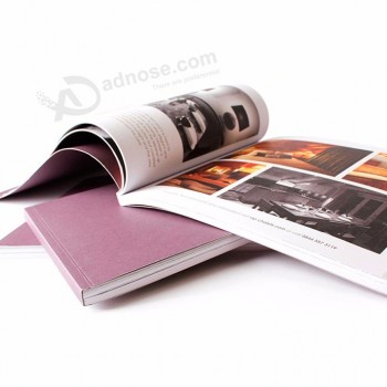 benutzerdefinierte Druckbroschüre, Katalog, Flyer, Faltblatt, Broschüre, Magazin cmyk Färbung