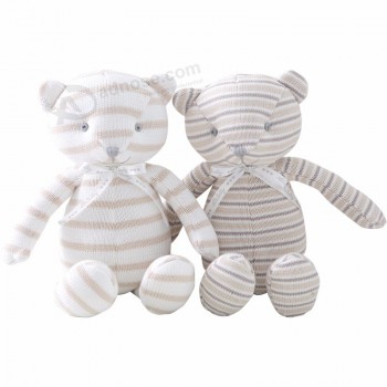 New born baby soothing dolls full cotton wool line dolls animal knitting soft toy
