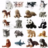 Promocional barato de pelúcia Brinquedo de pelúcia animal urso leão macaco panda tigre zebra elefante de pelúcia mini brinquedos de pelúcia