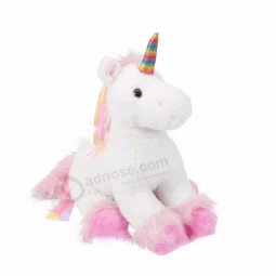 YK iso9001 último animal de peluche al por mayor personalizar algodón rosa hecho a mano corriendo juguetes de peluche unicornio para niños
