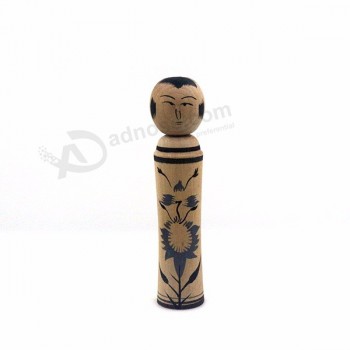 handmade painted wooden Toy Peg doll