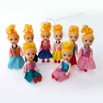 brinquedos engraçados das bonecas de 4 polegadas por atacado para meninas doces