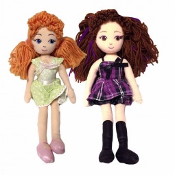 Custom pretty girl doll stuffed toy