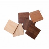 manjing design moderno mesa placemat quadrado bambu porta copos de madeira