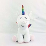 Custom soft peluches rainbow unicorn plush toy big unicorn stuffed animals