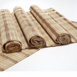 Estera de mesa de bambú de restaurante ecológico barato al por mayor