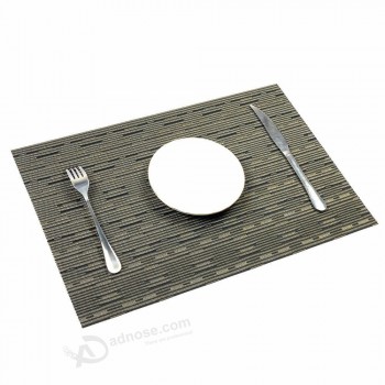 Customized chinese classic bamboo plastic pvc placemat for tea