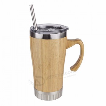 100％天然竹纤维可重复使用的咖啡杯
