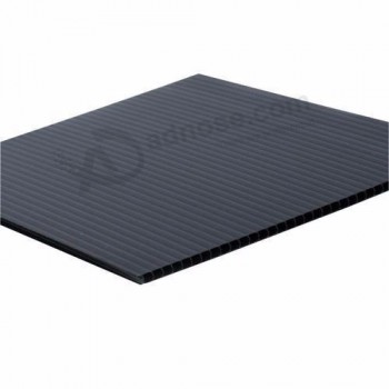 LN-1513300 5 mm schwarze antistatische pp-Platte Kunststoff-Polypropylen-Wellblech zum Verpacken