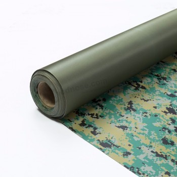 camouflagepatroon PVC gecoat geweven zeildoek VOOR vrachtwagenhoes tent / luifel