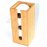 suporte de papel higiênico de bambu perfeito para armazenamento de papel higiênico ou suporte de papel higiênico de armazenamento de banheiro em geral