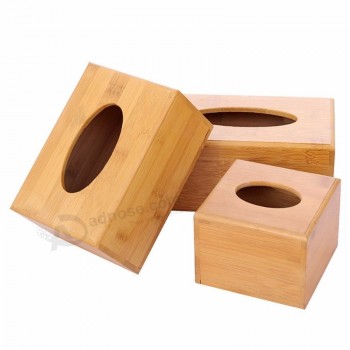 scatola del tessuto di legno di bambù di marca su ordinazione all'ingrosso dell'hotel del ristorante