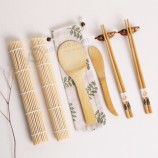 kit di bacchette sushi in bambù e bacchette per servire all'ingrosso