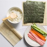 estera de comida japonesa herramientas de sushi DIY fabricante de sushi de bambú