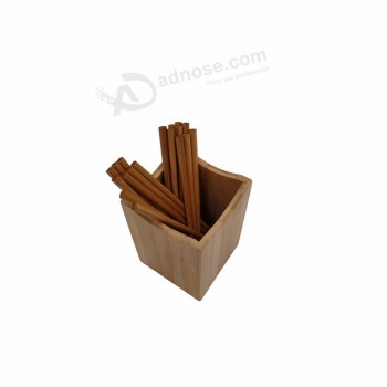 utensilios de cocina logotipo personalizado bambú palillos japoneses caja palillos caja palillos jaula