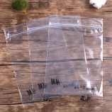 Personalizado pe impreso ziplock transparente mujeres regalo tela ropa envuelta bolsas de plástico impresión