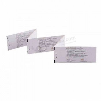 olantai custom design thermal paper airline tickets boarding pass